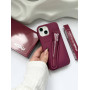 Бордовий чохол Rhode Lip Case Raspberry Jelly з блиском на iPhone 15